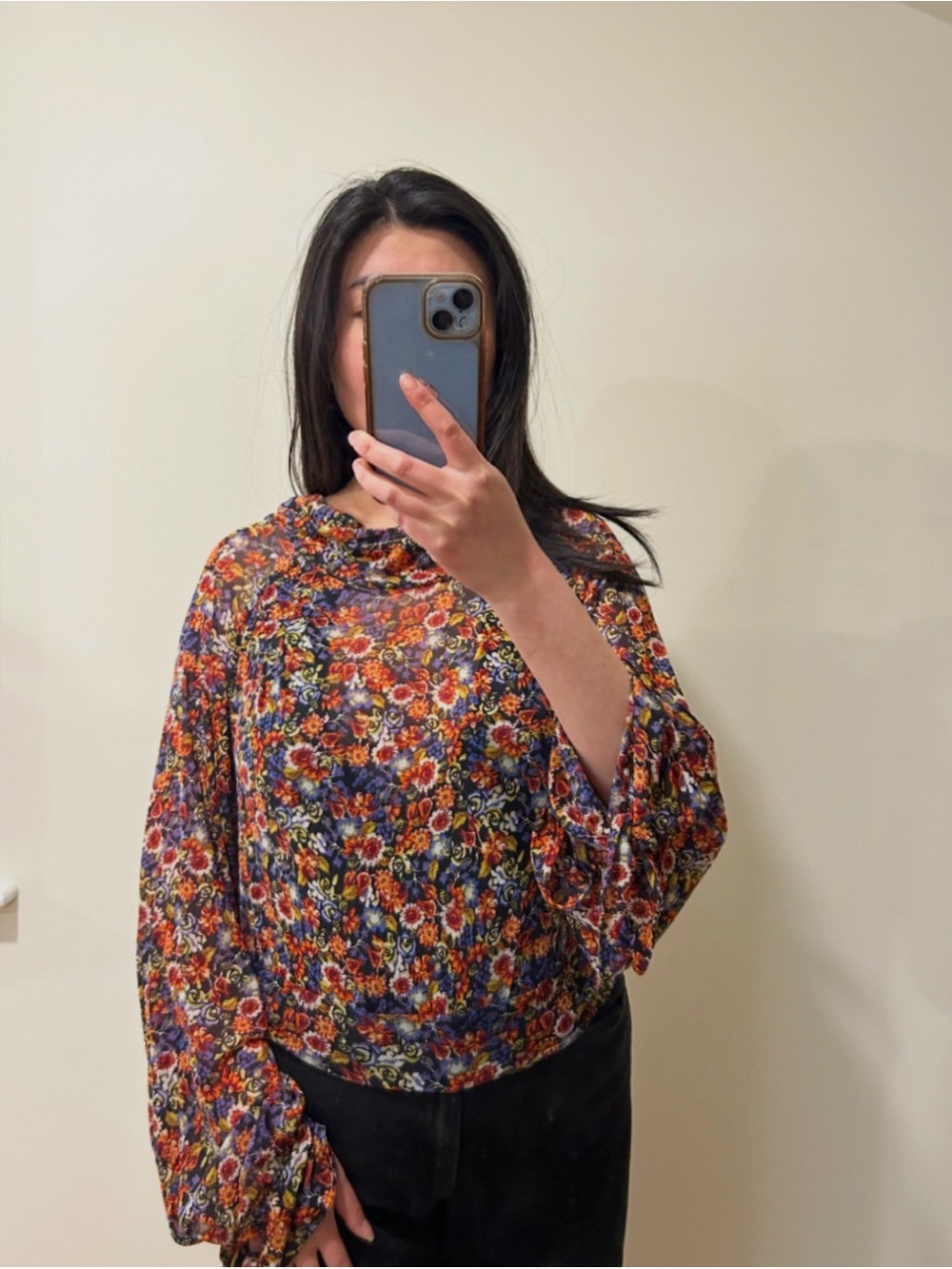 Free People Floral Top